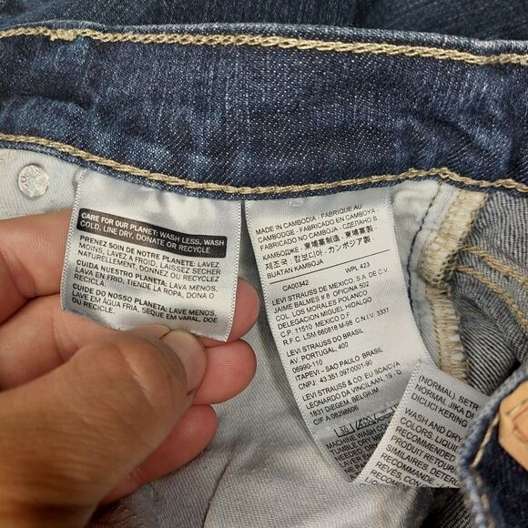 Levis Strauss & CO Men 511 Regular Straight Jeans Size W30 L32 - Picture 9 of 9